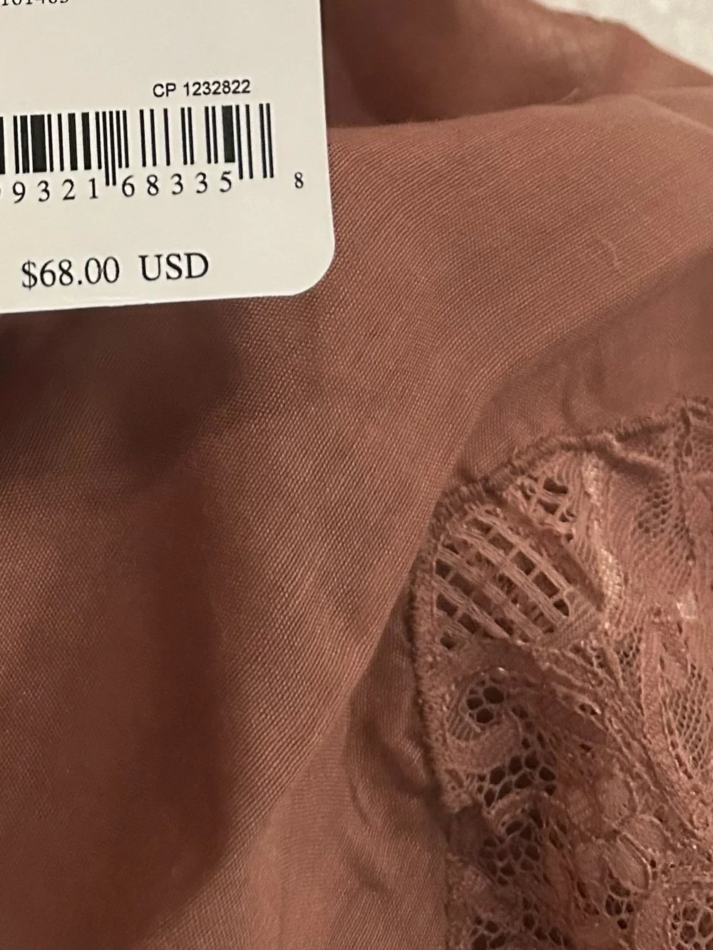 NWT FREE PEOPLE INTIMATELY SIDE EYE CAMI WITHERING ROSE - Picture 4 of 4